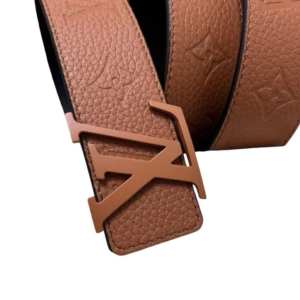 LV Initiales Taurillon Monogram 40mm Reversible Belt